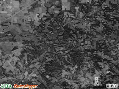 Adams township, Ohio satellite photo by USGS
