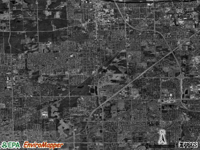 Bremen township, Illinois satellite photo by USGS
