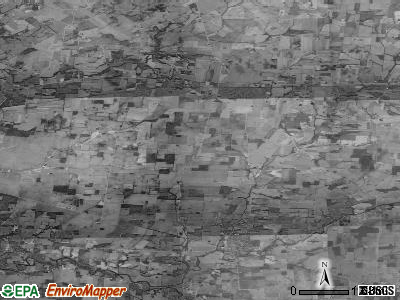 Clark township, Ohio satellite photo by USGS