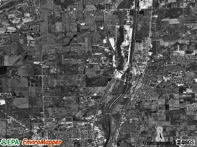 Lockport township, Illinois satellite photo by USGS
