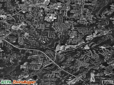Symmes township, Ohio satellite photo by USGS