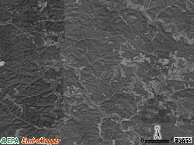 Jackson township, Ohio satellite photo by USGS