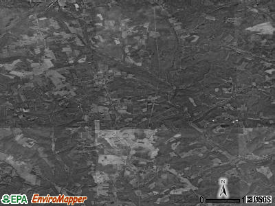 Pebble township, Ohio satellite photo by USGS
