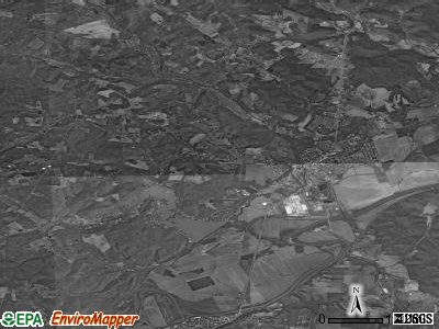 Pee Pee township, Ohio satellite photo by USGS