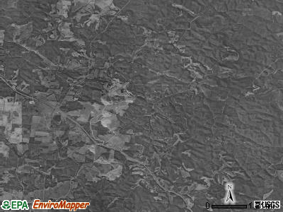 Bloomfield township, Ohio satellite photo by USGS