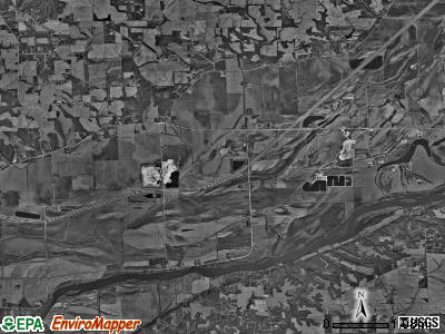 Zuma township, Illinois satellite photo by USGS