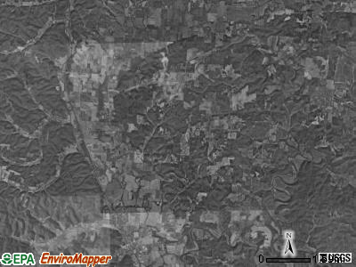 Madison township, Ohio satellite photo by USGS