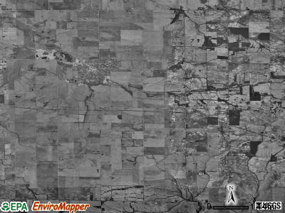 Walnut township, Illinois satellite photo by USGS