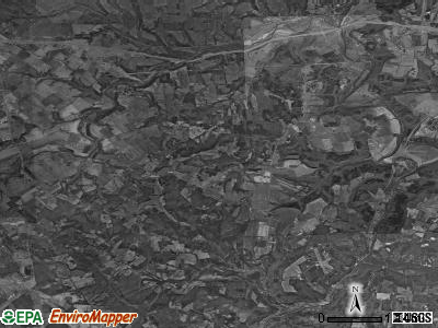 Oliver township, Ohio satellite photo by USGS