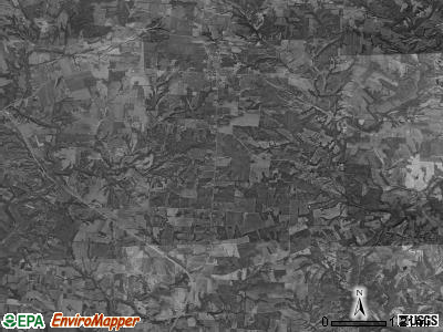 Jefferson township, Ohio satellite photo by USGS