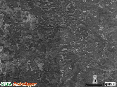 Tiffin township, Ohio satellite photo by USGS