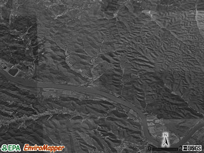 Green township, Ohio satellite photo by USGS