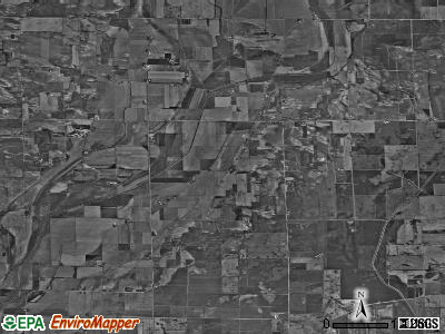 Loraine township, Illinois satellite photo by USGS