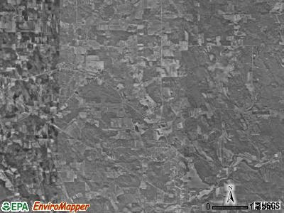 Venango township, Pennsylvania satellite photo by USGS