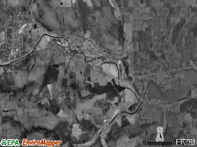 Nelson township, Pennsylvania satellite photo by USGS