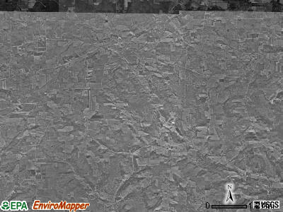 Sugar Grove township, Pennsylvania satellite photo by USGS