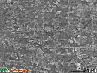 Elk Creek township, Pennsylvania satellite photo by USGS