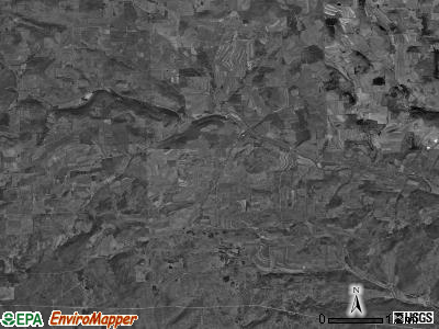Chatham township, Pennsylvania satellite photo by USGS