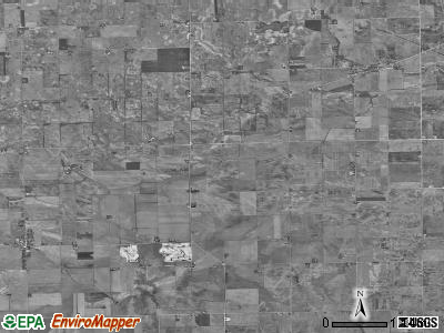 Lisbon township, Illinois satellite photo by USGS