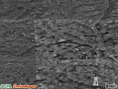 Columbia township, Pennsylvania satellite photo by USGS
