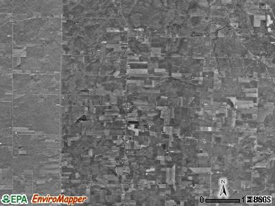 Beaver township, Pennsylvania satellite photo by USGS