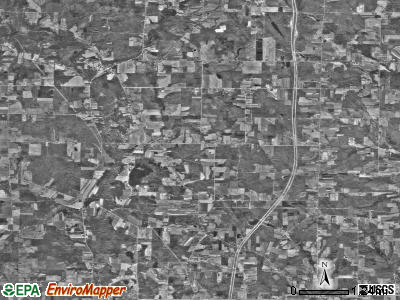 Cussewago township, Pennsylvania satellite photo by USGS