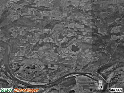 Standing Stone township, Pennsylvania satellite photo by USGS