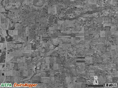 Ophir township, Illinois satellite photo by USGS