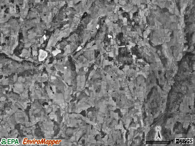 Dimock township, Pennsylvania satellite photo by USGS