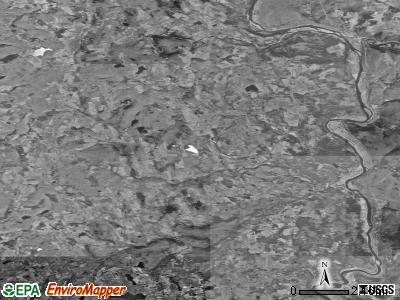 Damascus township, Pennsylvania satellite photo by USGS