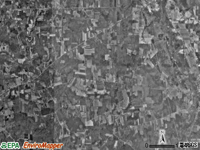 Athens township, Pennsylvania satellite photo by USGS