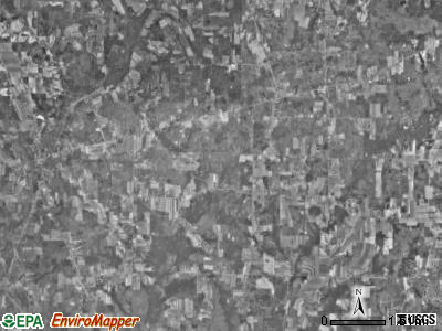 Rome township, Pennsylvania satellite photo by USGS