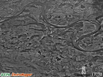 Asylum township, Pennsylvania satellite photo by USGS