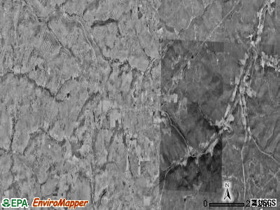 Hamlin township, Pennsylvania satellite photo by USGS