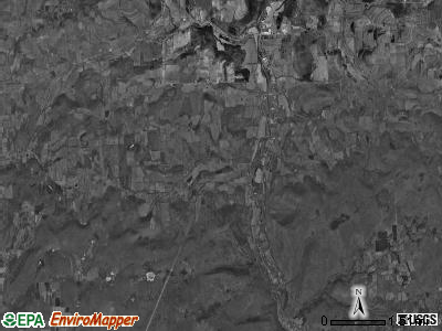 Covington township, Pennsylvania satellite photo by USGS