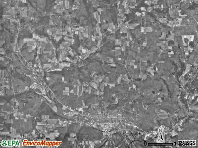 Oil Creek township, Pennsylvania satellite photo by USGS
