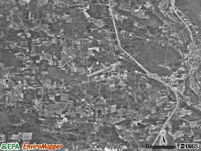 Vernon township, Pennsylvania satellite photo by USGS