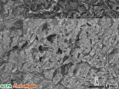 Benton township, Pennsylvania satellite photo by USGS