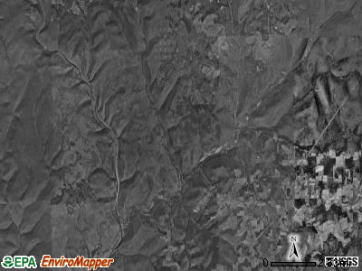 Morris township, Pennsylvania satellite photo by USGS