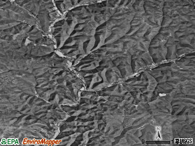 Wharton township, Pennsylvania satellite photo by USGS