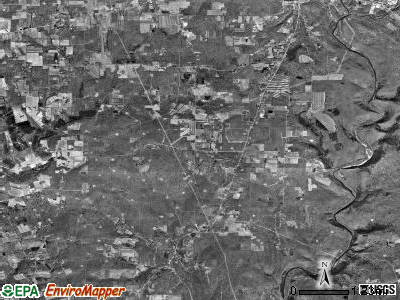 Cherrytree township, Pennsylvania satellite photo by USGS