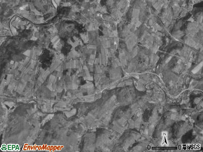 Clinton township, Pennsylvania satellite photo by USGS