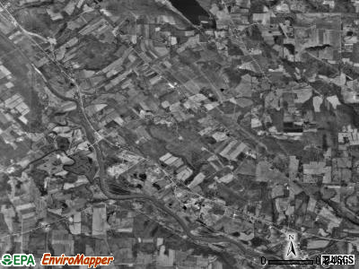 East Fairfield township, Pennsylvania satellite photo by USGS