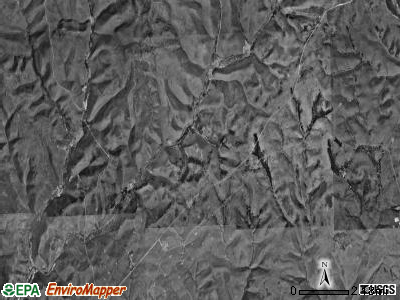 Stewardson township, Pennsylvania satellite photo by USGS