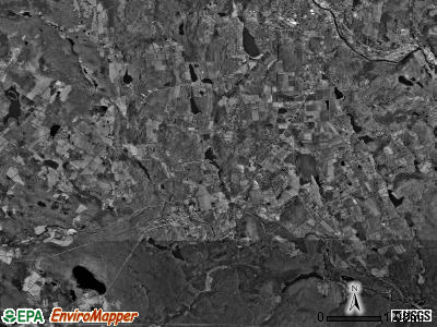 Cherry Ridge township, Pennsylvania satellite photo by USGS