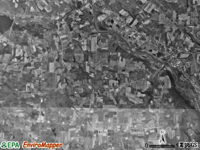 Fairfield township, Pennsylvania satellite photo by USGS