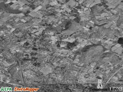 Abington township, Pennsylvania satellite photo by USGS