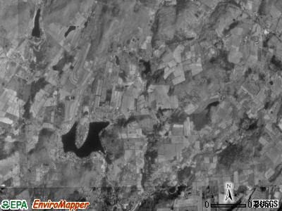 Overfield township, Pennsylvania satellite photo by USGS
