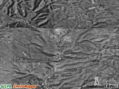 Lumber township, Pennsylvania satellite photo by USGS