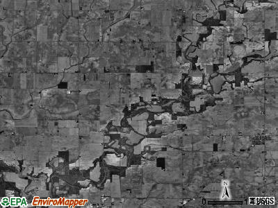 Dover township, Illinois satellite photo by USGS